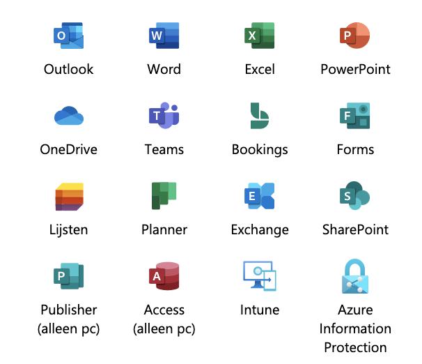 M365 heeft nog meer handige apps